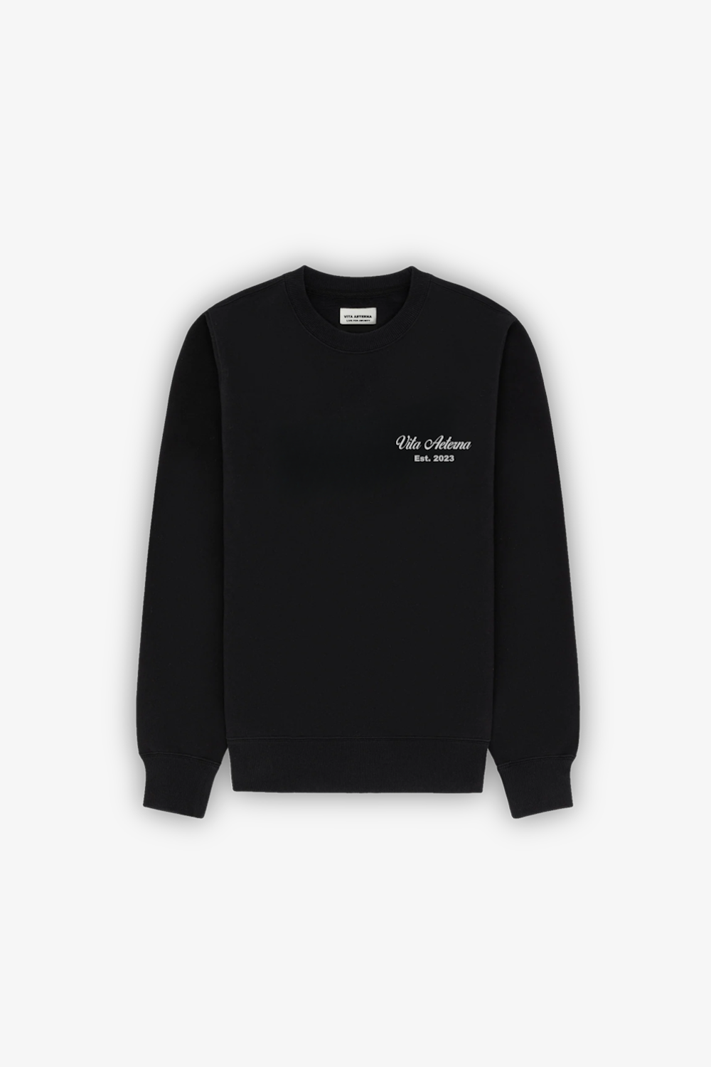 Fortune Favors The Bold Crewneck Black